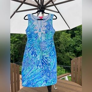 Lilly Pulitzer Gabby stretch shift dress M